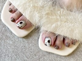 秋フット親指2本アートコース