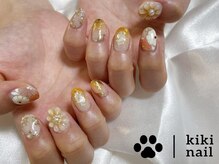 キキネイル 二子玉川(kikinail)/和柄ネイル/卒業式ネイル