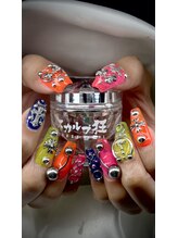 クロスネイル 渋谷店(CROSS nail)/カラフルショートネイル