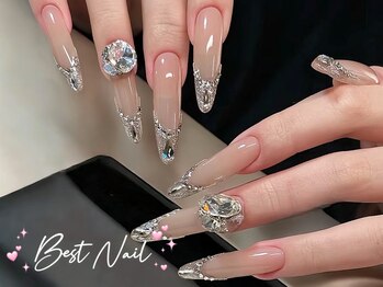 ベストネイル 横浜店(Best Nail)の写真/ライブ・ブライダル・推し活はお気に入りのネイルで★ゴージャスなワンホンネイルで大切な一日を彩ります*
