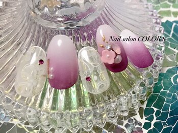 ネイルサロン カラーエイト(Nailsalon COLOR.8)/ダブルグラデーションネイル
