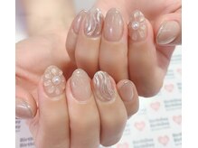 バースデーバースデー 藍住店(BirthDay BirthDay)/☆ぷっくりお花ネイル