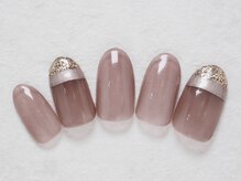 シックネイル(CHIC nail)/透け感ブラウン