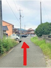 サロンユーノウ(u-know)/[2]道順(ホットカモ様側から)