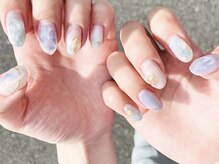 フレイムス アイラッシュ アンド ネイル(FRAMES)/オーロラニュアンスネイル