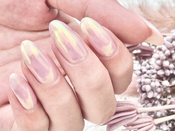 ネイルサロン クレオ(Cleo)/オーロラワンカラー¥9900