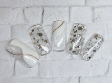 アルセア 上野御徒町店(Alcea)/ニュアンスネイル　ラメ　