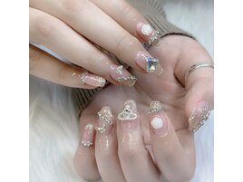 ラメグラデーションネイル
