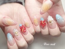 アリサネイル(ALISA NAIL)/ハイビスカスネイル