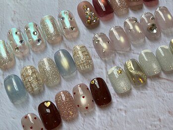 ソルナ(Solna)の写真/マグネットネイルも充実!ニュアンス～持ち込みまで幅広いアートで煌めく指先に！丁寧な施術でモチ/満足度◎