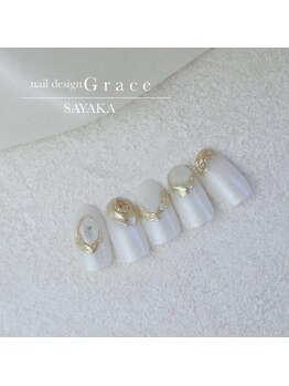 ネイル デザイン グレイス(Grace)/秋冬 SAYAKAサンプル