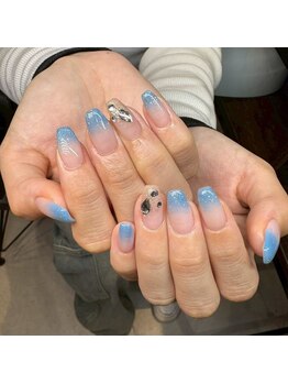 melt.仙台【パラジェルネイル/フィルイン/マグネット/長さだし/持ち込み】/オフィスネイル/ネイルデザイン