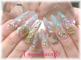 クリア×タイダイ×ホログラム