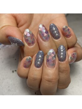 ヘアーアンドネイル ルシア(Hair&Nail Lucia)/フラッシュ×ハートネイル!