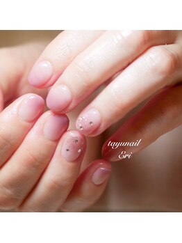 たゆ ネイル(たゆnail)/ピンクグラデーションネイル