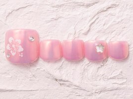 ハイビスカスネイル¥7500