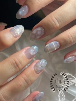 ファモネイルハウスインジャム(#famo nailhouse in JAM)の写真/【薬院大通り徒歩1分】ネイルデザインで"日常に彩りを"!ショートネイルだからこそ映えるデザインをご提案◎