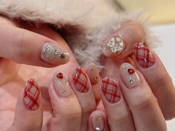 ナユキネイル 渋谷店(NA.YUKI NAIL)/【クリスマス】オプションアート