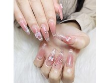 ANネイルサロン【長さだし/マグネット/ワンカラー/ジェルネイル/持ち込みデザイン】の雰囲気(10本長さ出し+マグネット)