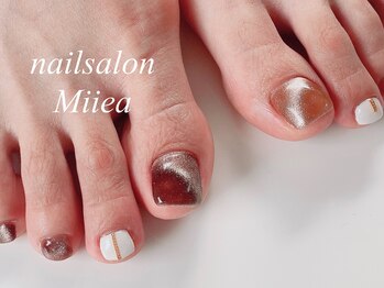 ミーア ネイル(Miiea nail)/スターギャラクシーフットネイル