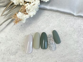 ウィズ 神戸(with)/くすみカラー　カーキグリーン