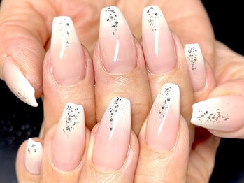 ボーホーネイルズコレクション(BOHO NAILS COLLECTION)/ホワイトグラデーション