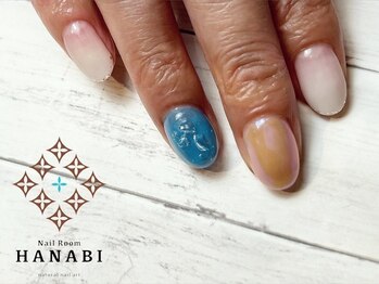 ネイルルーム ハナビ(NailRoomHANABI)/バブルネイル