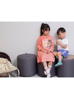 お子様同伴OKのサロン