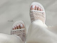 ミエレ(miele)/夏フットホワイトワンカラー