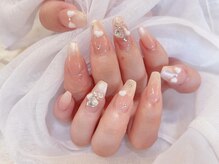 ネイルサロン デコール(NAIL SALON Decor)/ベイビーブーマーハートリボン