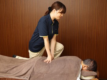 もみ～な 新丸子店/腰は体重圧で、じわーっときます
