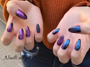 ネイルズアリー 立川店(Nails ally)/ドラゴンズアイ×ギャラクシー