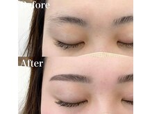 ホワイトアイ 八尾(WHITE EYE)/【八尾】韓国風ストレート眉