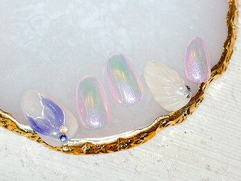 ルアナ(Luana.)/マグネット×マーメイドネイル