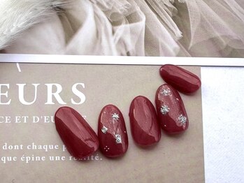 ビューティルーム ミセル(beautyroom miseru)/ワンカラー/ミラー/宝石ネイル