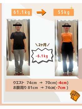 ドクターキュア 千歳船橋店(DR.CURE)/20代女性〈2ヶ月ダイエット〉