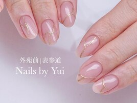 金継ぎ夏ネイル