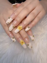 ココネイル 大塚店(coco nail)/チップ長い出し持ち込みデザイン