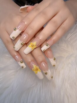 ココネイル 大塚店(coco nail)/チップ長い出し持ち込みデザイン