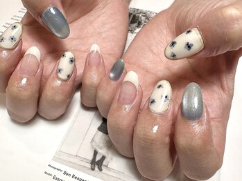 デューネイルスタジオ(dew nail studio)/インクお花