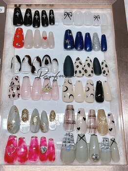 カエネイル 瑞江(kaenail)の写真/定額デザインあり◎毎月豊富なデザインをご準備しているので飽きずに楽しめる♪気分が上がるお手元を演出！