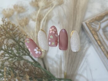 プリュム(Plume)/桜ネイル