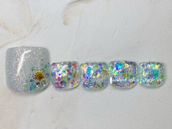 フェリーチェ(nail salon＆school felice)/フットネイル/定額制8800円/瑞江