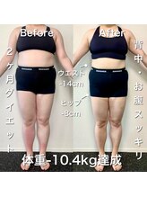 【ダイエット/痩身】パーソナルトレーニングジムNEXT GYM TOKYO駒込・巣鴨店/お客様の変化