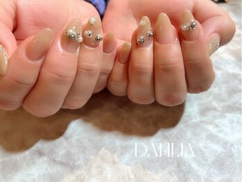 ダリア 西大寺本店(DAHLIA)/ベージュネイル♪