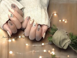 クリスマスツリーネイル