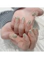 トゥルーネイル アンド アイ 博多店(TRU NAIL & EYE)&nbsp;デザインジェル!!爪先キラキラでとても華やかになります^^