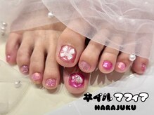 ネイルマフィア 原宿(NAIL MAFIA)/フットネイル/夏ネイル/ミラー