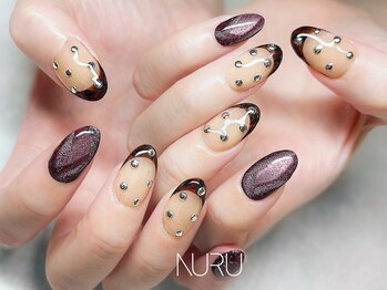 ヌル ネイル 新宿(NURU NAIL)/個性派/韓国個性派/フレンチ