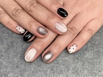 はあとねいる 豊橋店の写真/業界最安値級！【オフ込￥3,850/豊橋】ワンカラー/ラメグラ/流行のマグネットも◎時短×高技術で美しく！